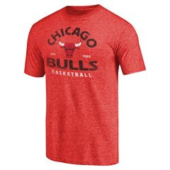 Chicago Bulls Vintage Arch Tri-Blend T-Shirt sale - Red shop