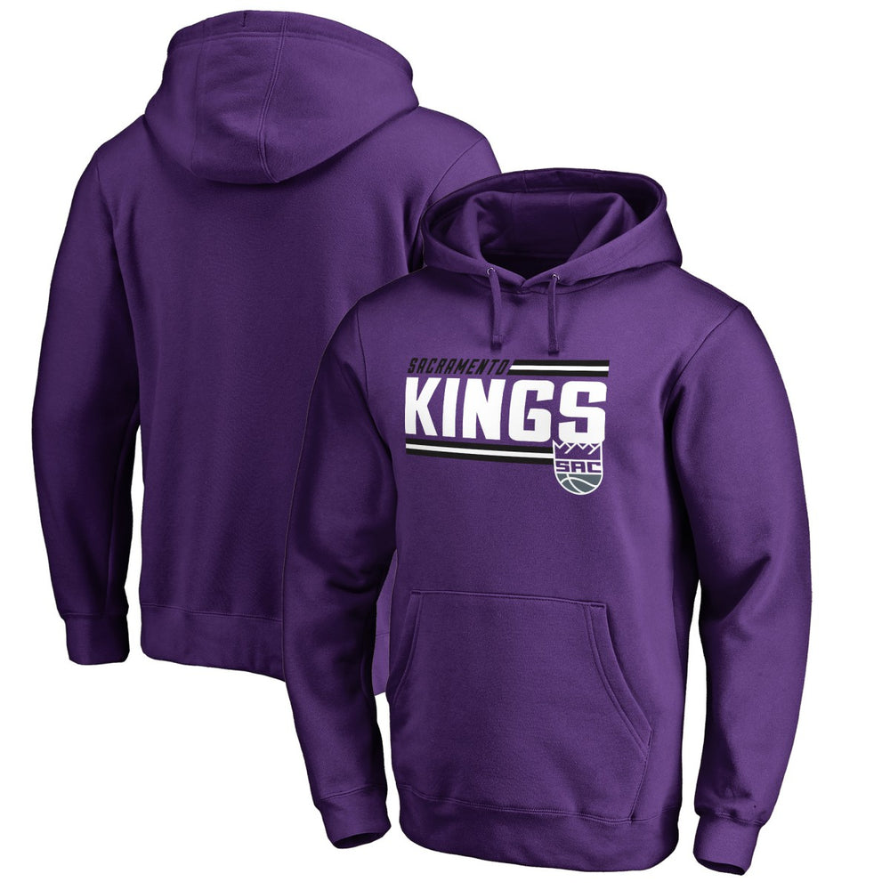Sacramento Kings Onside Stripe Pullover Hoodie - Purple for sale