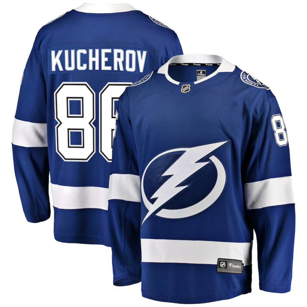 Nikita Kucherov Tampa Bay Lightning Fanatics Breakaway Jersey - Blue Jerseys