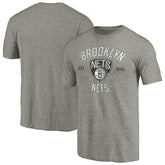 Brooklyn Nets Team Heritage Tri-Blend T-Shirt - Gray outlet