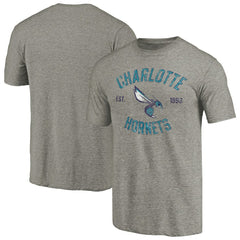 Charlotte Hornets Team Heritage Tri-Blend T-Shirt - Gray cheap