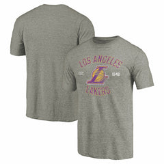 Los Angeles Lakers Team Heritage Tri-Blend T-Shirt - Gray online
