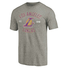 Los Angeles Lakers Team Heritage Tri-Blend T-Shirt - Gray online