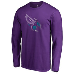 Charlotte Hornets X-Ray Long Sleeve T-Shirt - Purple online