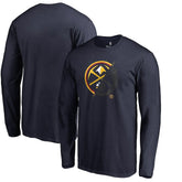 Denver Nuggets X-Ray Long Sleeve T-Shirt sale - Navy shop