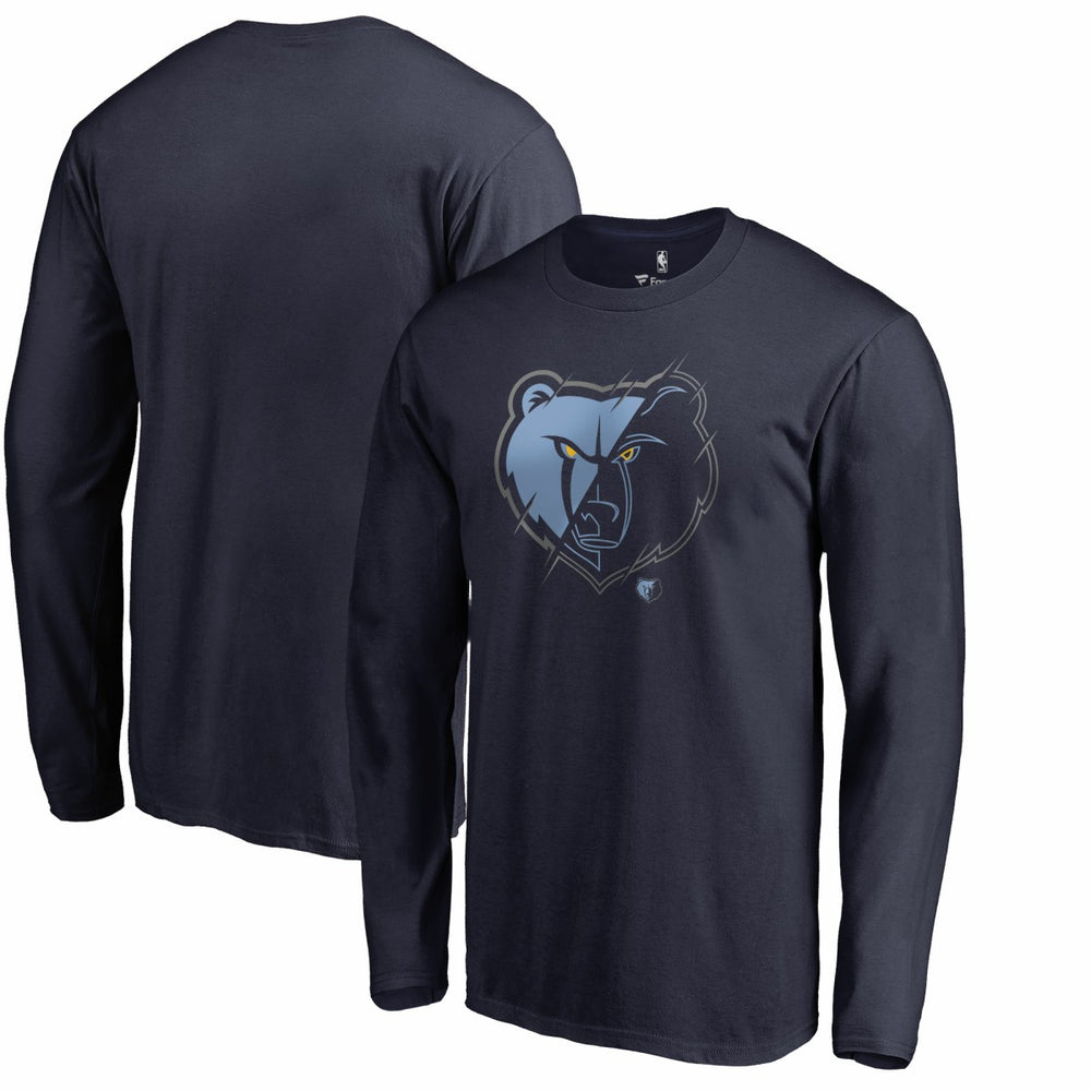 Memphis Grizzlies X-Ray Long Sleeve T-Shirt - Navy outlet