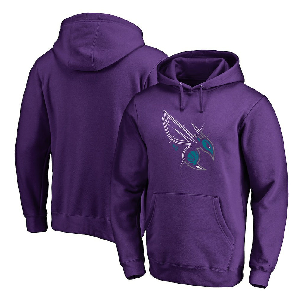 Charlotte Hornets X-Ray Pullover Hoodie - Purple cheap