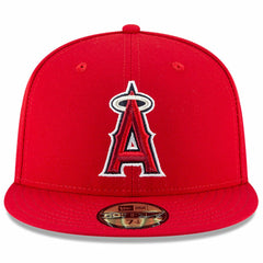 Los Angeles Angels Game Authentic Collection On-Field 59FIFTY Fitted Hat Red