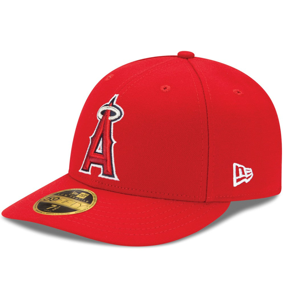 Los Angeles Angels Alt Authentic Collection On-Field Low Profile 59FIFTY Fitted Hat Red