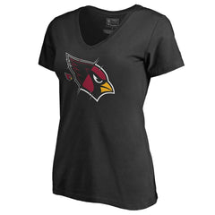 Arizona Cardinals Women's X-Ray Slim Fit V-Neck T-Shirt - Black outlet