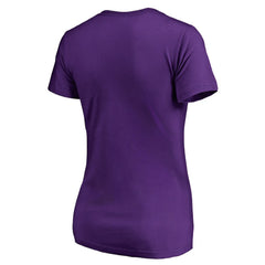 Minnesota Vikings Women's X-Ray Slim Fit V-Neck T-Shirt - Purple on sale