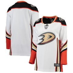 Anaheim Ducks Fanatics Women's Away Breakaway Jersey - White Jerseys