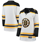 Boston Bruins Fanatics Women's Away Breakaway Jersey - White Jerseys