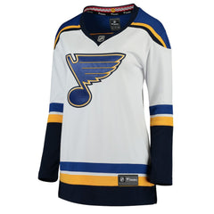 St. Louis Blues Fanatics Women's Away Breakaway Jersey - White Jerseys