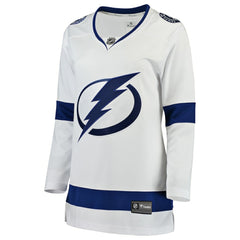 Tampa Bay Lightning Fanatics Women's Away Breakaway Jersey - White Jerseys