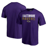 Baltimore Ravens Iconic Collection Fade Out T-Shirt - Purple on sale
