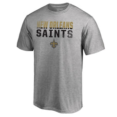 New Orleans Saints Iconic Collection Fade Out T-Shirt - Ash outlet