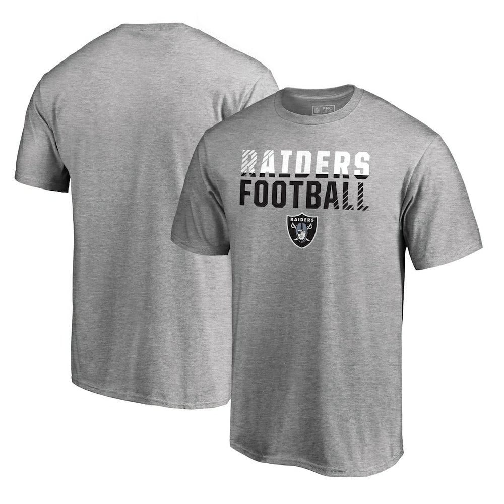Las Vegas Raiders Iconic Collection Fade Out T-Shirt - Ash cheap