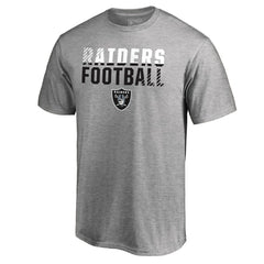 Las Vegas Raiders Iconic Collection Fade Out T-Shirt - Ash cheap