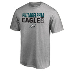 Philadelphia Eagles Iconic Collection Fade Out T-Shirt - Ash discount