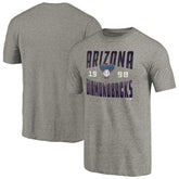 Arizona Diamondbacks Cooperstown Collection Antique Stack Tri-Blend T-Shirt Gray