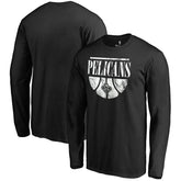 New Orleans Pelicans Buckets Long Sleeve T-Shirt - Black discount