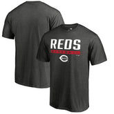 Cincinnati Reds Win Stripe T-Shirt Ash