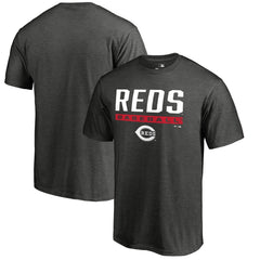 Cincinnati Reds Win Stripe T-Shirt Ash
