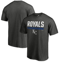 Kansas City Royals Win Stripe T-Shirt Ash