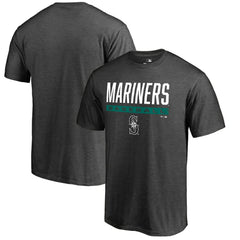 Seattle Mariners Win Stripe T-Shirt Ash