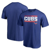 Chicago Cubs Onside Stripe T-Shirt Royal