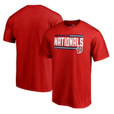 Washington Nationals Onside Stripe T-Shirt Red