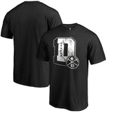 Denver Nuggets Letterman T-Shirt sale - Black discount
