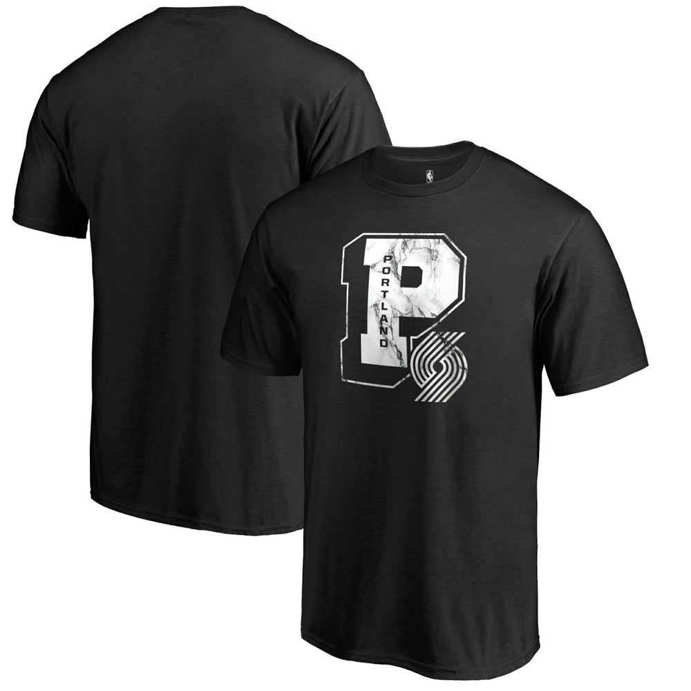 Portland Trail Blazers Letterman T-Shirt - Black sale