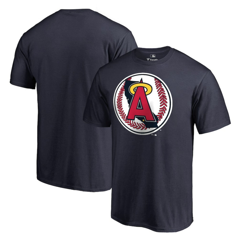 California Angels Cooperstown Collection Vintage Forbes T-Shirt Navy