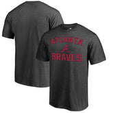 Atlanta Braves Core Basics Victory Arch T-Shirt Heathered Gray