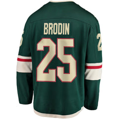 Jonas Brodin Minnesota Wild Fanatics Breakaway Jersey - Green Jerseys
