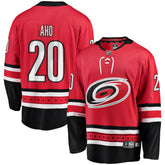 Sebastian Aho Carolina Hurricanes Fanatics Alternate Breakaway Player Jersey - Red Jerseys