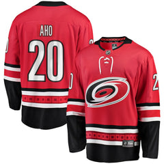 Sebastian Aho Carolina Hurricanes Fanatics Alternate Breakaway Player Jersey - Red Jerseys