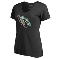 Arizona Cardinals Women's Lovely V-Neck T-Shirt - Black cheap