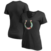 Indianapolis Colts Women's Lovely V-Neck T-Shirt - Black discount