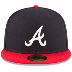Atlanta Braves 1995 World Series Wool 59FIFTY Fitted Hat Navy