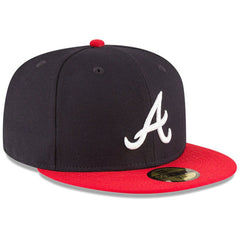 Atlanta Braves 1995 World Series Wool 59FIFTY Fitted Hat Navy