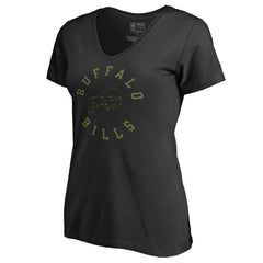 Buffalo Bills Women's Camo Collection Liberty V-Neck T-Shirt - Black sale