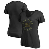 New York Giants Women's Camo Collection Liberty V-Neck T-Shirt - Black outlet