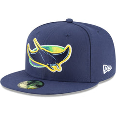Tampa Bay Rays Alternate Authentic Collection On-Field 59FIFTY Fitted Hat Navy
