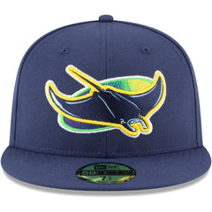 Tampa Bay Rays Alternate Authentic Collection On-Field 59FIFTY Fitted Hat Navy