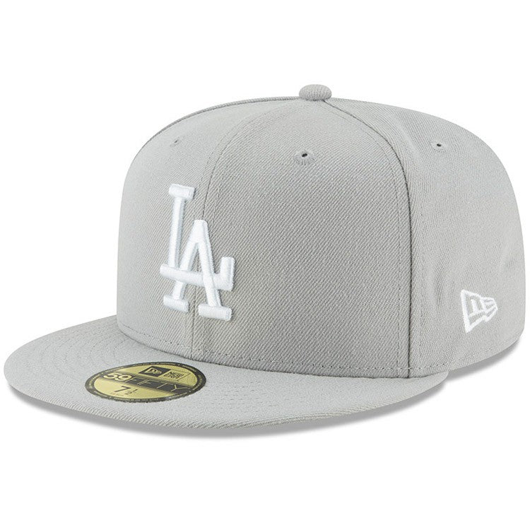 Los Angeles Dodgers Fashion Color Basic 59FIFTY Fitted Hat Gray