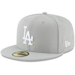 Los Angeles Dodgers Fashion Color Basic 59FIFTY Fitted Hat Gray