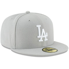 Los Angeles Dodgers Fashion Color Basic 59FIFTY Fitted Hat Gray